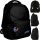 Sleek BeUniq Stitch Black Youth Backpack for School and Sports Use