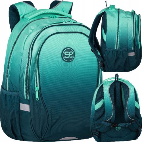  COOLPACK YOUTH SCHOOL BACKPACK FACTOR 4 compartments BLUE LAGOON