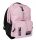 Paso BeUniq Lightweight Youth Backpack in Bright Pink – Ideal for School and Trips