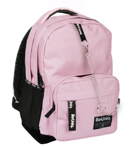 Paso BeUniq Lightweight Youth Backpack in Bright Pink – Ideal for School and Trips