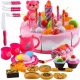 Birthday Velcro Cake for Cutting 80 pcs. Set of Kettle Cutlery