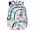  CoolPack school backpack with multiple compartments, white, multi-coloured, 24 l