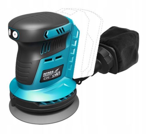  Dedra 18V cordless eccentric sander