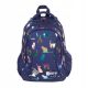  ST.RIGHT school backpack with multiple compartments purple, blue, pink, green, yellow and gold 20 l