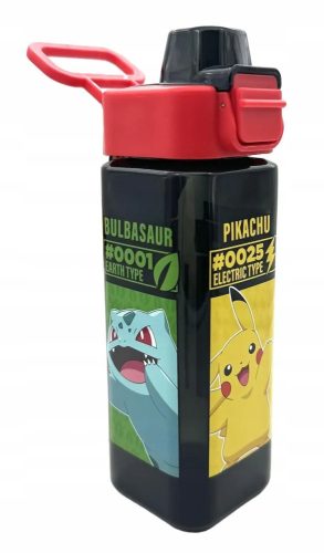  POKéMON BOTTLE WITH STRAW 500 ml PIKACHU BULBASAUR CHARMANDER