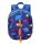  ModernMall Multi-compartment Kindergarten Backpack for Boys. Red tones