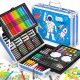  Art set, suitcase with astronaut, 145 elements RAGI - BLUE