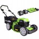  Greenworks 46 cm cordless lawn mower