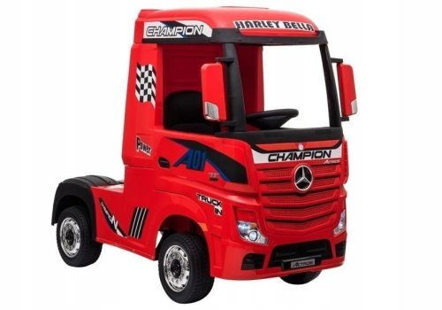  Battery operated car Truck TIR Mercedes Actros 4x4 Leather Remote control Red