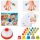  FINGERS HANDS UP Skill Game For Reflexes Colored Thimbles Cards