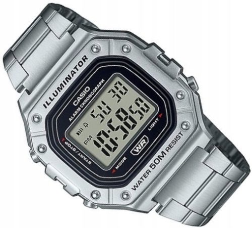  CASIO W-218HD-1A DIGITAL YOUTH WATCH WITH BOX ILLUMINATION 43mm