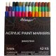  Artmagico acrylic marker with fine tip (1 mm) 42 pcs