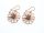  Polish copper earrings FLOWERS