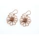  Polish copper earrings FLOWERS