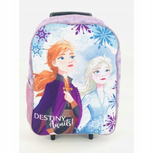  Frozen Anna and Elsa suitcase backpack on wheels, purple S24