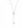  SILVER CHAIN pr. 925 Tie with Heart Large Cubic Zirconia