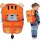  Trunki Multi-Compartment Kindergarten Backpack for Boys, Girls, White, Black, Orange Tones