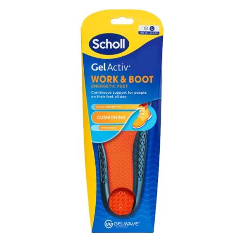  SCHOLL GelActiv Work & boot Men's shoe inserts L, 1 pair