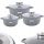  HEMBERG Aluminum pan set, 6-piece.