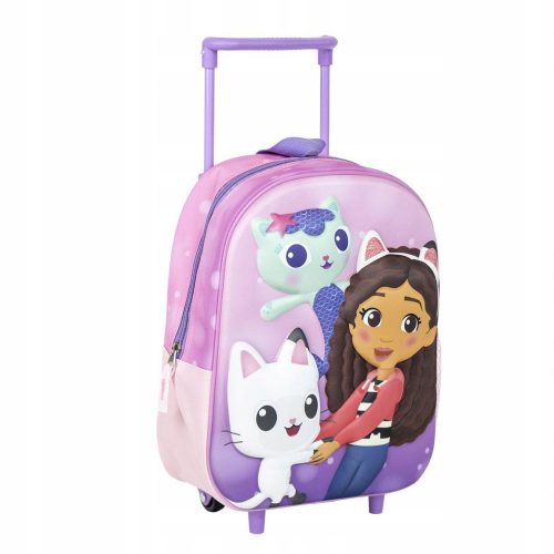  Valise enfant maison chat Gabi Cerda 8 l tons roses