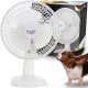  Adler SILENT ventilateur de table blanc