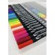  Water Based Markers with Dual Tip Brush – 24 Pack.