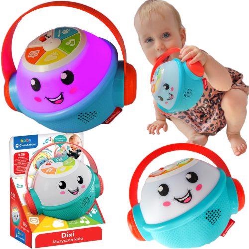  DIXI MUSICAL BALL RADIO INTERACTIVE TOY GIFT FOR ONE YEAR OLD CLEMENTONI