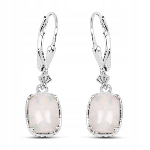  SILVER EARRINGS NATURAL ETHIOPIAN OPAL