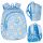  CoolPack Multi-Compartment School Backpack, White, Blues, Yellows and Golds, 21L