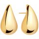  GOLD EARRINGS 925 LARGE DROPS TEARRING STUDS SILVER GOLD PLATED