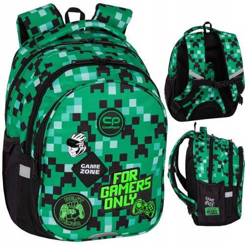  COOLPACK YOUTH SCHOOL BACKPACK FOR BOYS GRADE 1-3 GAME ZONE