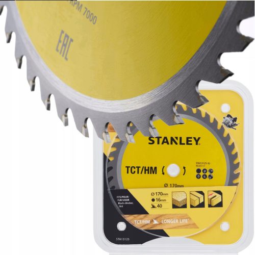  Circular saw wood hard metals tct/hm 170 MM Stanley