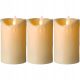  LED candle with moving flame 10 cm