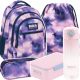  Backup School Backpack with Multiple Compartments Purple Shades, Pink Shades 26 l