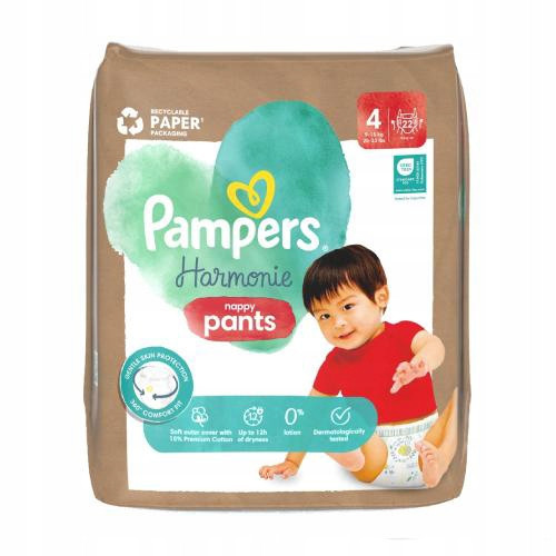  Pampers Harmonie diaper pants Size 4 22 pcs.