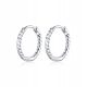  ARSilver silver hoop earrings