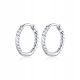  ARSilver silver hoop earrings