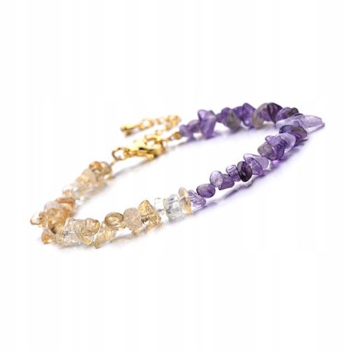  Bracelet Natural Stone Citrine Amethyst