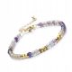  Bracelet Stone Fluorite Hematite