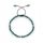  Women's String Bracelet Natural Stone Malachite 4mm