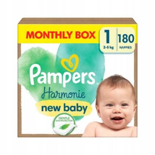  Pampers Harmonie diapers Size 1 180 pcs.