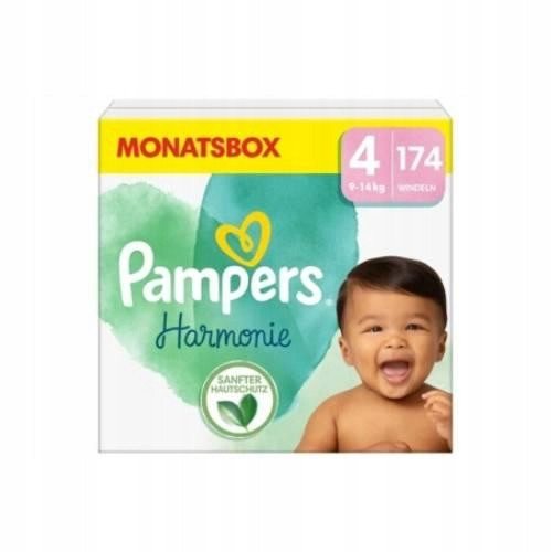  Pampers Harmonie diapers Size 4 174 pcs.