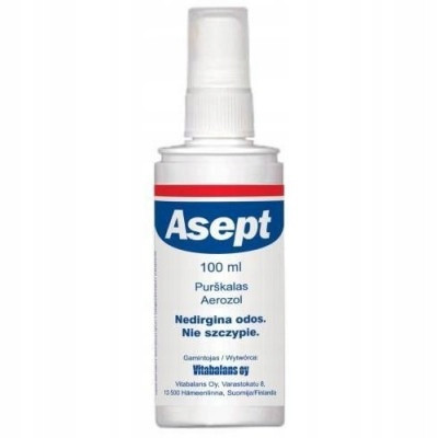  Skin disinfectant Vitabalans Asept spray 100 ml