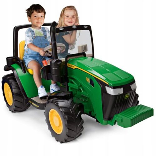  JOHN DEERE PEG PEREGO DUAL BATTERY TRACTOR