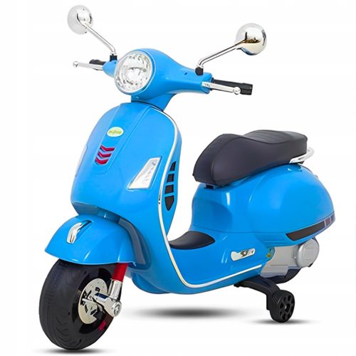  DOUBLE BATTERY VESPA CHILDREN'S ENGINE SOUND LIGHT SCOOTER 6KM/H