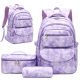 Stylish Multi-Compartment Backpack Set for School with Lunch Bag and Pencil Case
