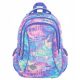 Lightweight Raccoon-Themed School Backpack with Organizational Compartments