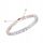  Women's String Bracelet Natural Stone Morganite 4mm