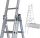  Krause aluminum ladder 3 x 9 up to 150 kg