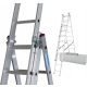  Krause aluminum ladder 3 x 9 up to 150 kg